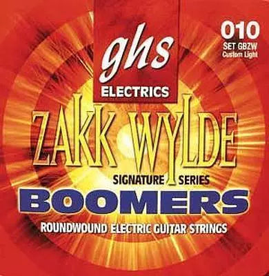 Ghs GBZW Zakk Wylde Boomers 10-60 Electric Strings