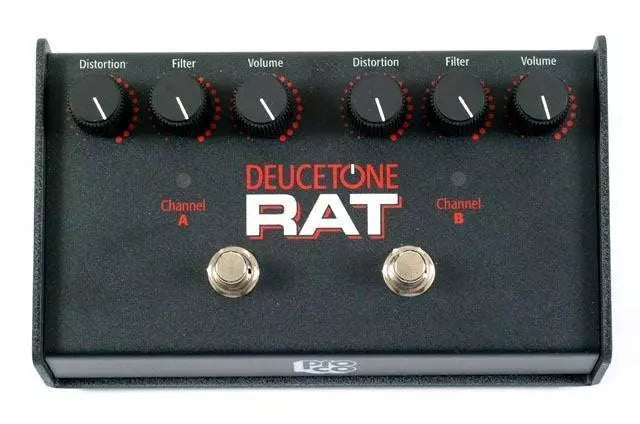RAT DTRAT Deucetone RAT Dual-Channel Analog Guitar Distortion
