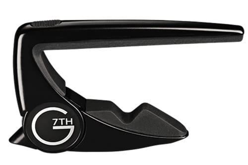 G7th G7P2-CLBK Classical Guitar Performance 2 Capo (Satin Black)