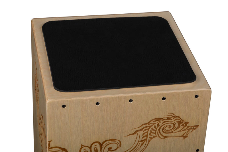 Luna HENNA DRAGON Cajon (Etched Dragon Design)