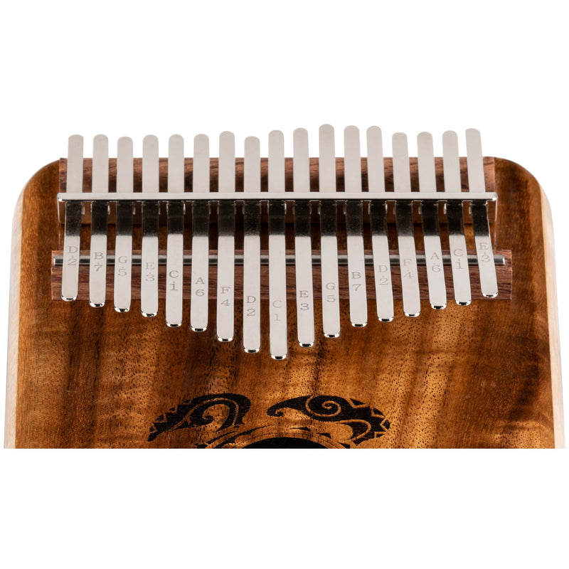 Luna LPK HONU 17C Kalimba (Honu Koa, 17 Key) - Key of C