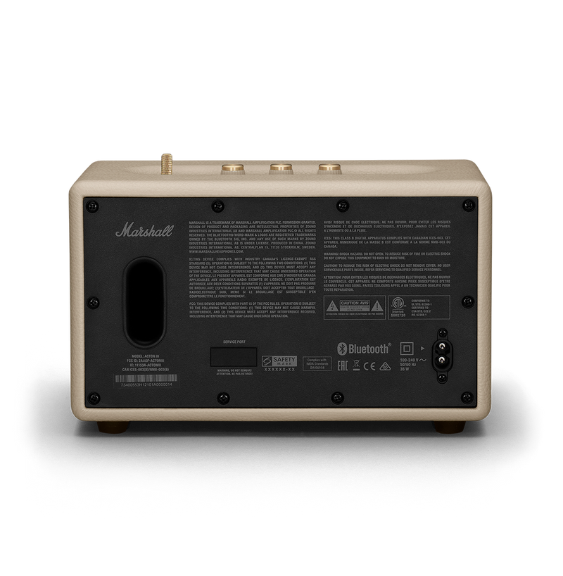 Marshall ACTON III Bluetooth Speaker (Cream)