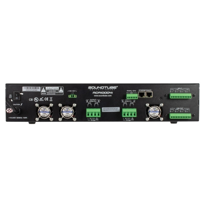 SoundTube MCA10004T Dante-Enabled Networking Amplifier