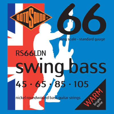 Rotosound GET 2 PACKS PROMOTION Swing Bass 66 Stainless Steel Strings