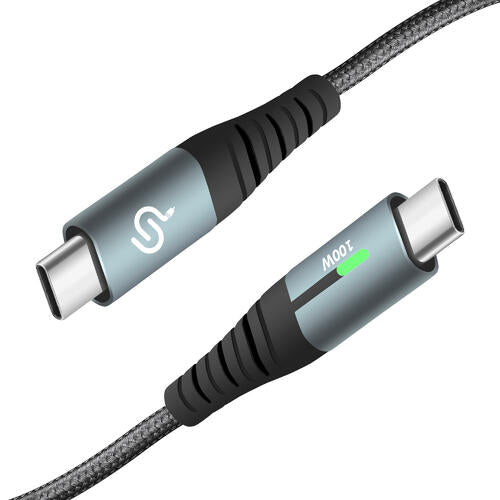 Câble tressé en nylon USB-C Standz 100 W USB 2.0 - 4 pi