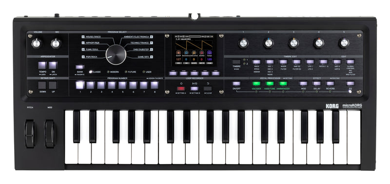 Korg MICROKORG MK2 Limited Edition Synthesizer / Vocoder (Metallic Black)