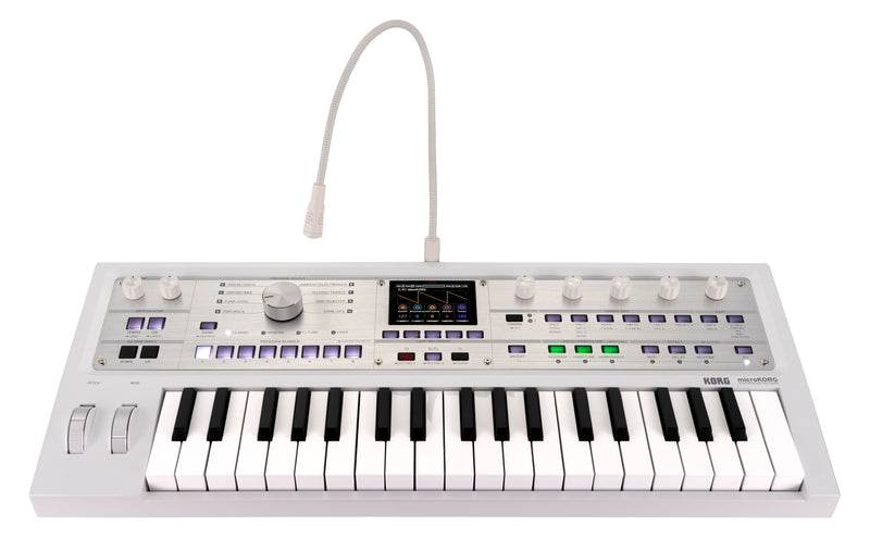 Korg MICROKORG MK2 Limited Edition Synthesizer / Vocoder (Metallic White)