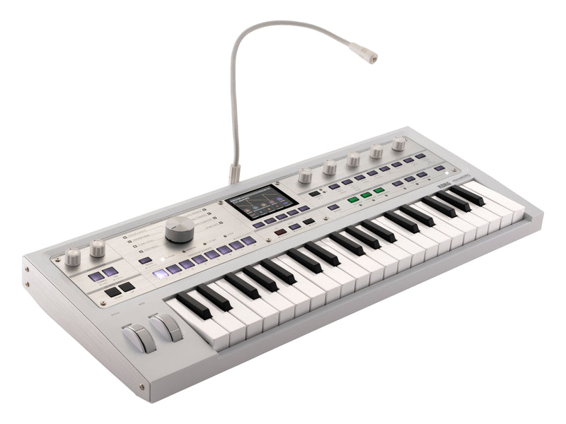 Korg MICROKORG MK2 Limited Edition Synthesizer / Vocoder (Metallic White)