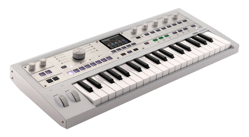 Korg MICROKORG MK2 Limited Edition Synthesizer / Vocoder (Metallic White)