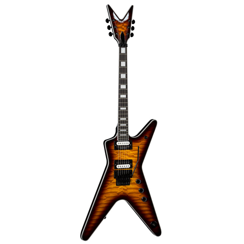 Dean Guitars ML SEL F QM TBZ Select Floyd Quilt Top Electric Guitar (Trans Brazilia)