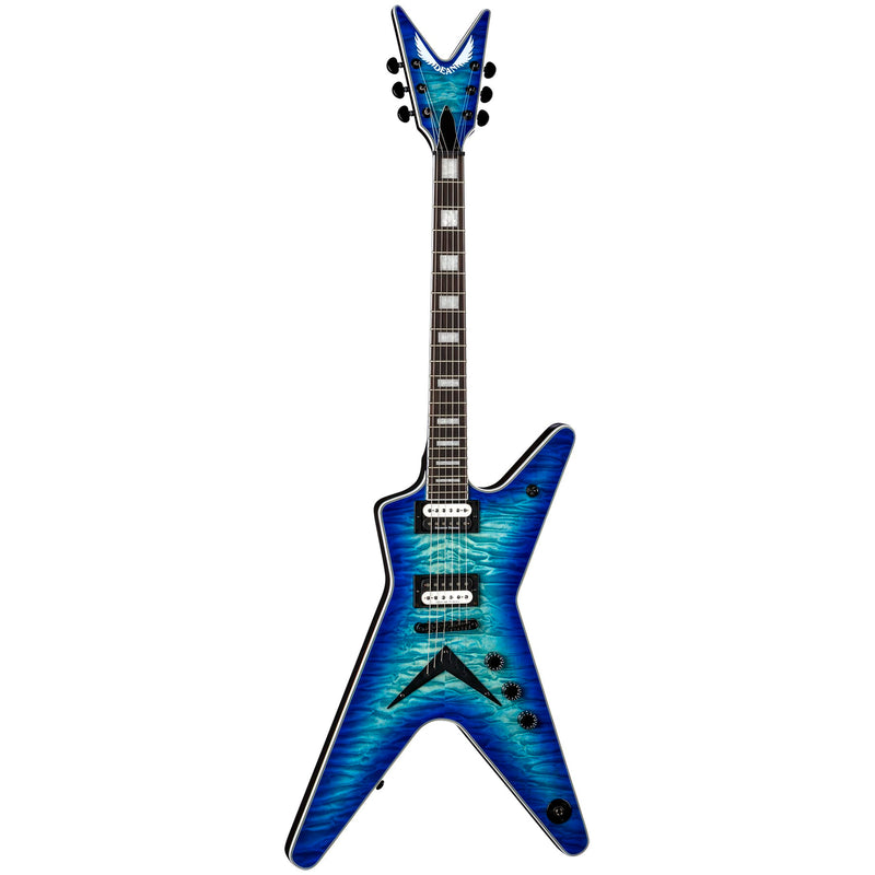 Dean Guitars ML SEL QM OSB Select Quilt Top Electric Guitar (Ocean Burst)