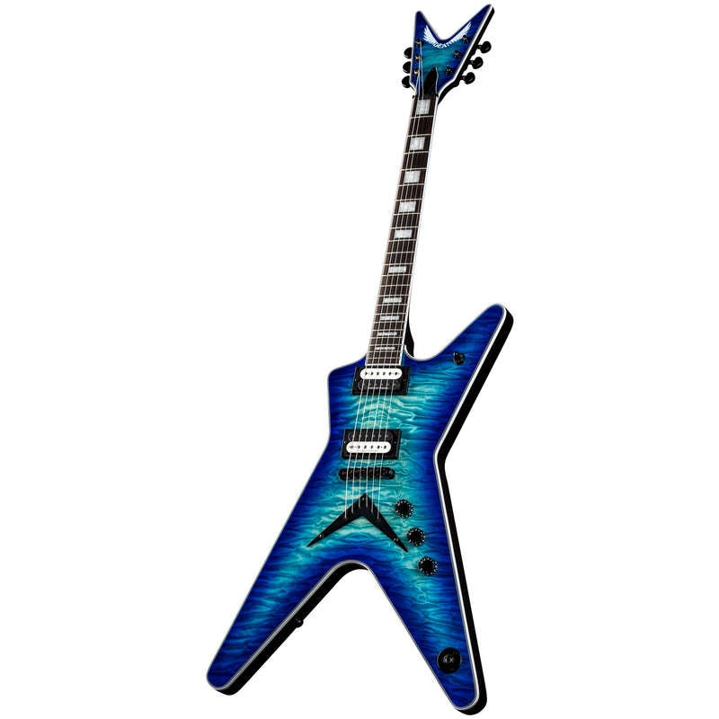 Dean Guitars ML SEL QM OSB Select Quilt Top Electric Guitar (Ocean Burst)