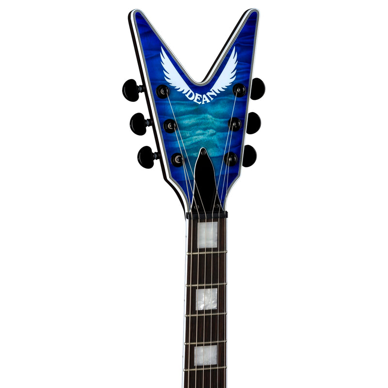 Dean Guitars ML SEL QM OSB Select Quilt Top Electric Guitar (Ocean Burst)