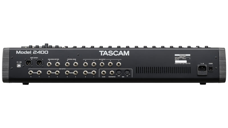 Tascam MODEL2400 24-Track Flagship Analog Recording Console & Live Mixer with Audio Interface