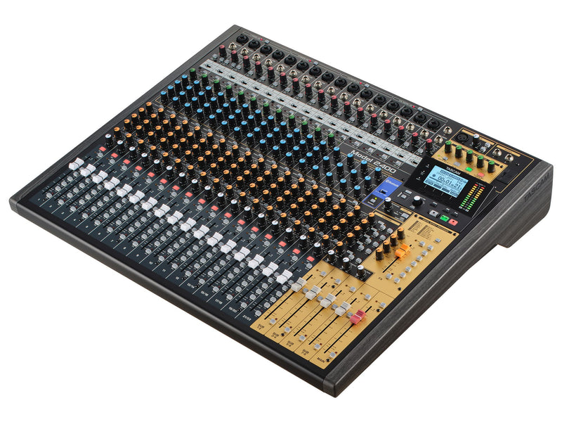 Tascam MODEL2400 24-Track Flagship Analog Recording Console & Live Mixer with Audio Interface