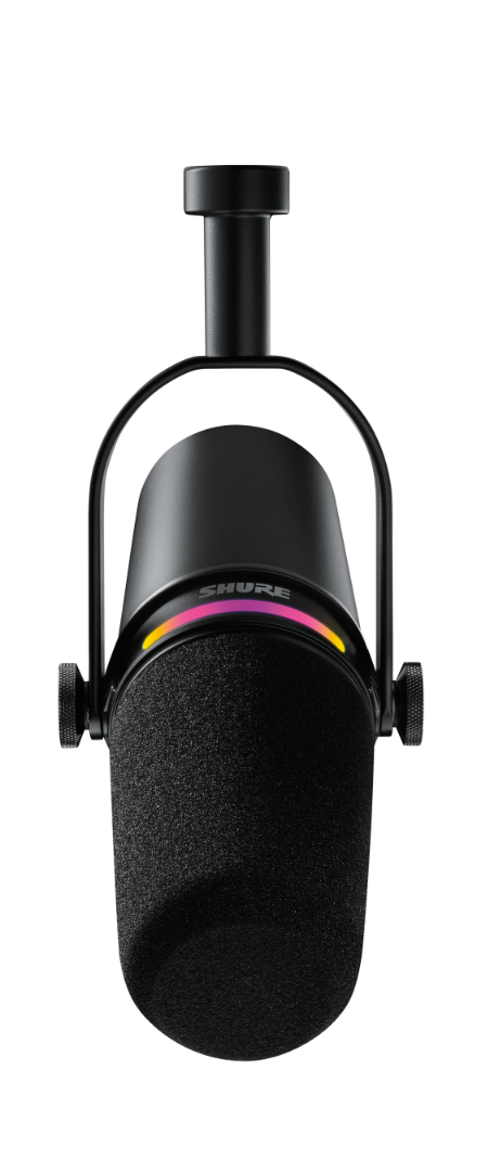 Shure MV7+ Microphone podcast dynamique cardioïde hybride (noir)