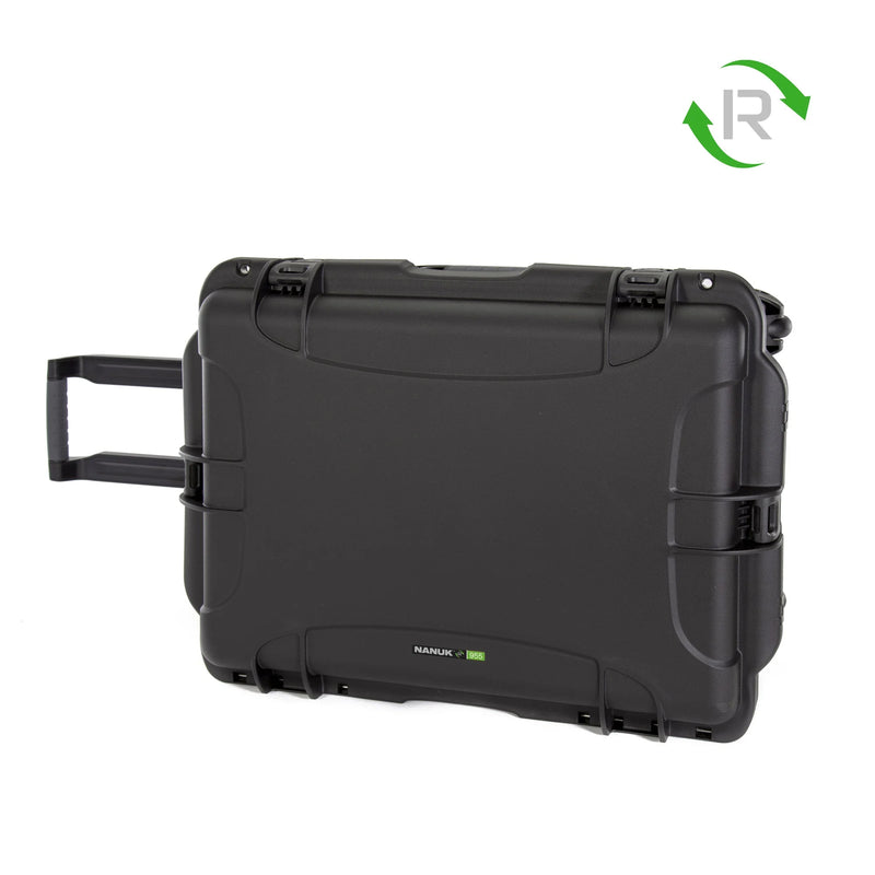 Nanuk R 955 Post-Consumer Recycled Resin Utility Hard Case with Cubed Foam (Black)