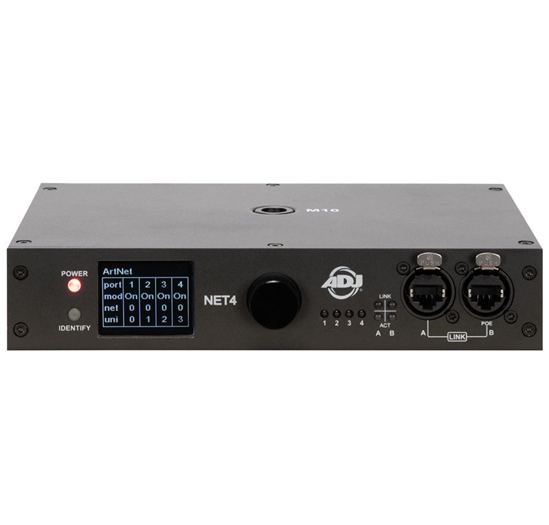 American DJ NET4 4 Port DMX Over Ethernet Node