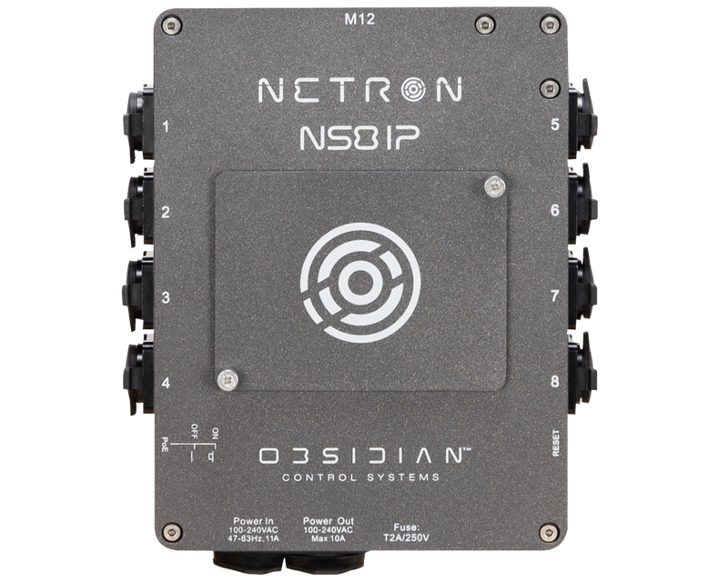 Obsidien NS8 IP IP65 8 Commutateur de réseau portuaire