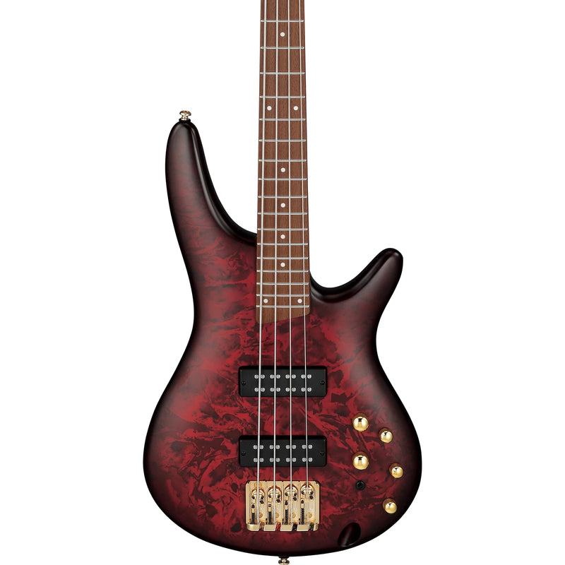 Ibanez SR300EDXWZM Electric Bass Guitar (Wine Red Frozen Matte)