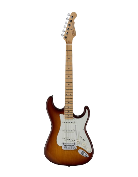 G&L FDLGY-TSB-RW Fullerton Deluxe Legacy Electric Guitar (Old School Tobacco Sunburst)