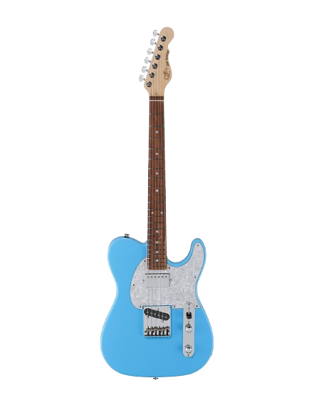 G&L FDACB-HIM-CR Fullerton Deluxe ASAT Classic Bluesboy Electric Guitar (Himalayan Blue)