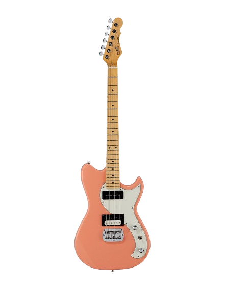 G&L FDFAL-COR-MP Fullerton Deluxe Fallout Electric Guitar (Sunset Coral)