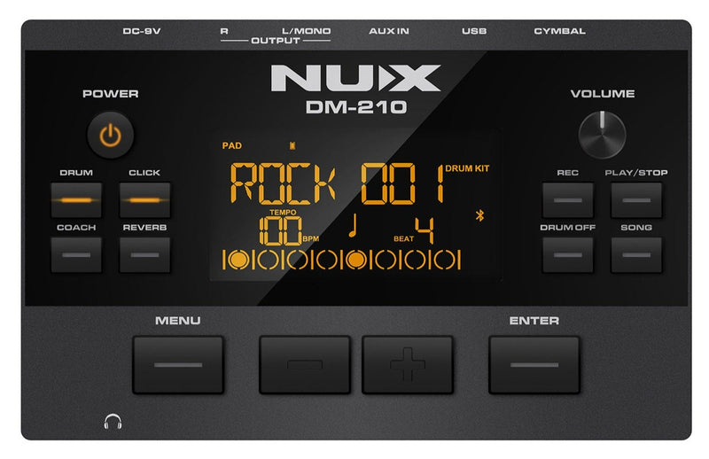 NuX DM-210 All Mesh Head Digital Drum Kit