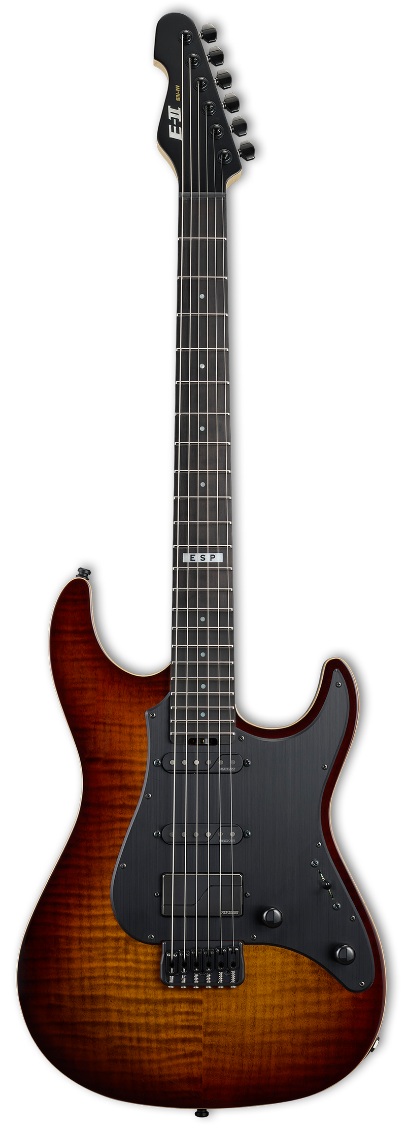 ESP E-II SN-3 HT Electric Guitar (Tiger Eye Sunburst)
