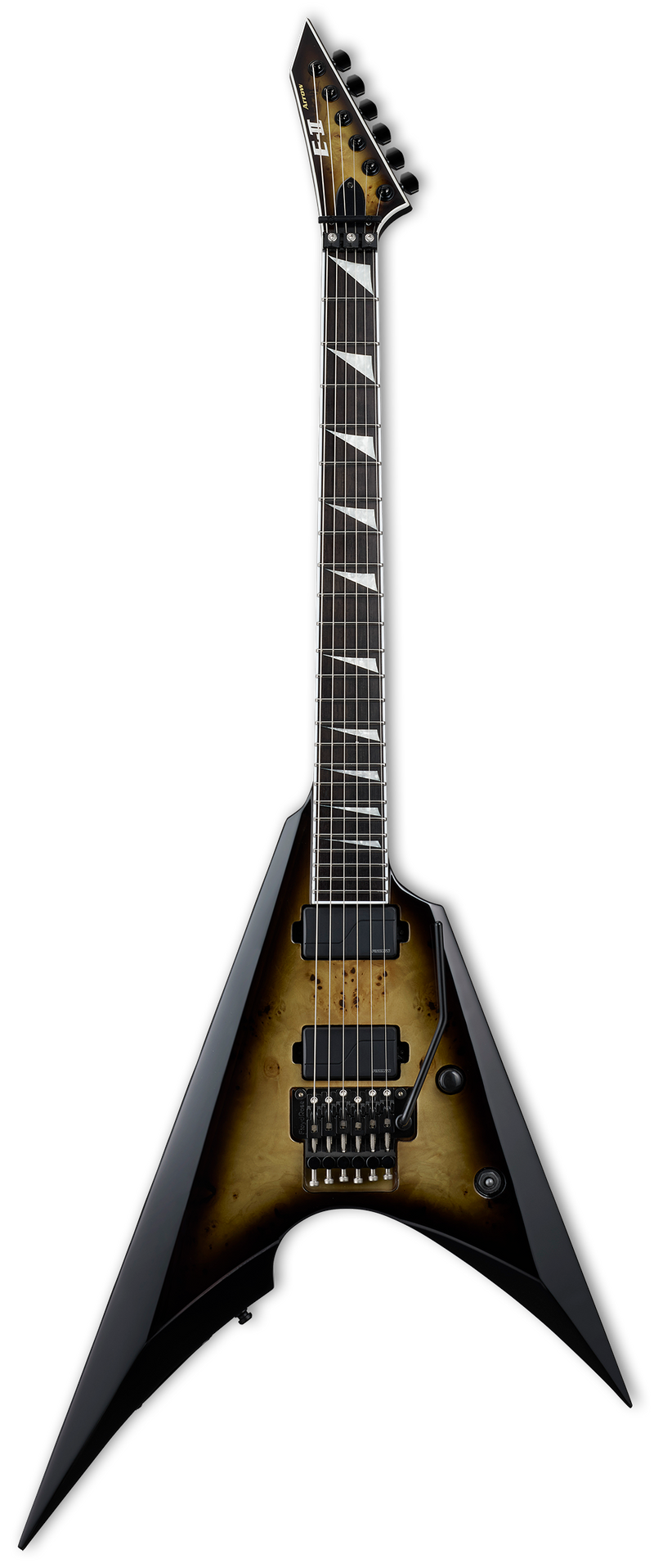 Guitare électrique ESP E-II ARROW (Nebula Black Burst)