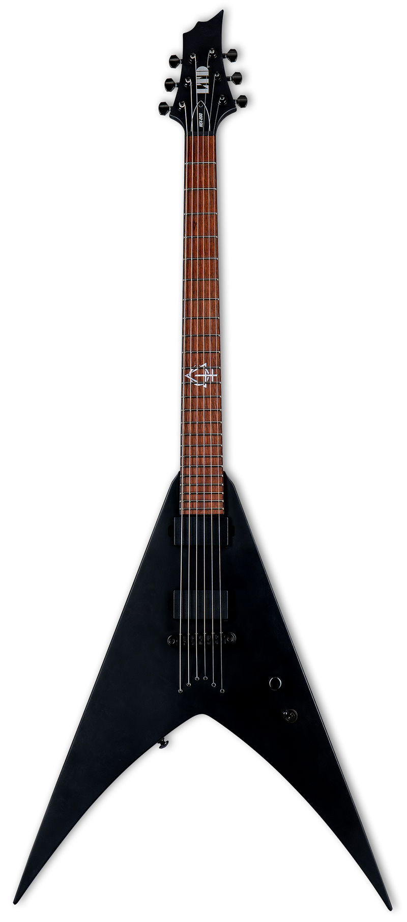 Guitare électrique ESP LTD NERGAL HEX-200 Series (noir satiné)