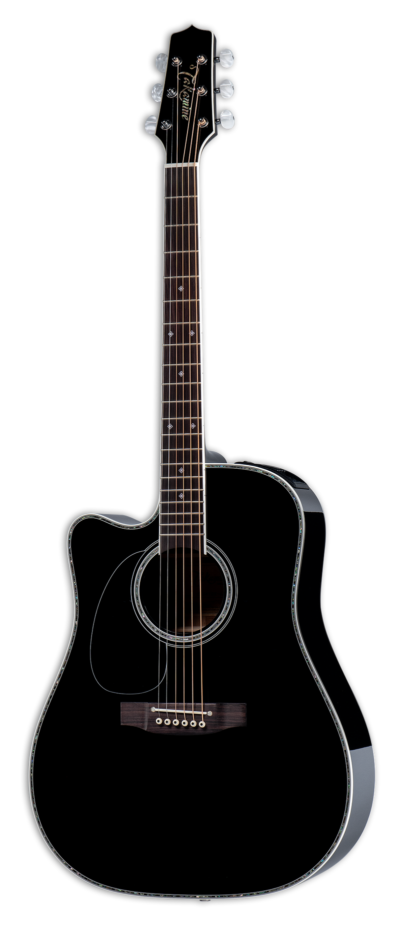 Takamine EF341DX-LH Left Handed Acoustic Guitar with CT4BII and SH200A Semi Hard Case