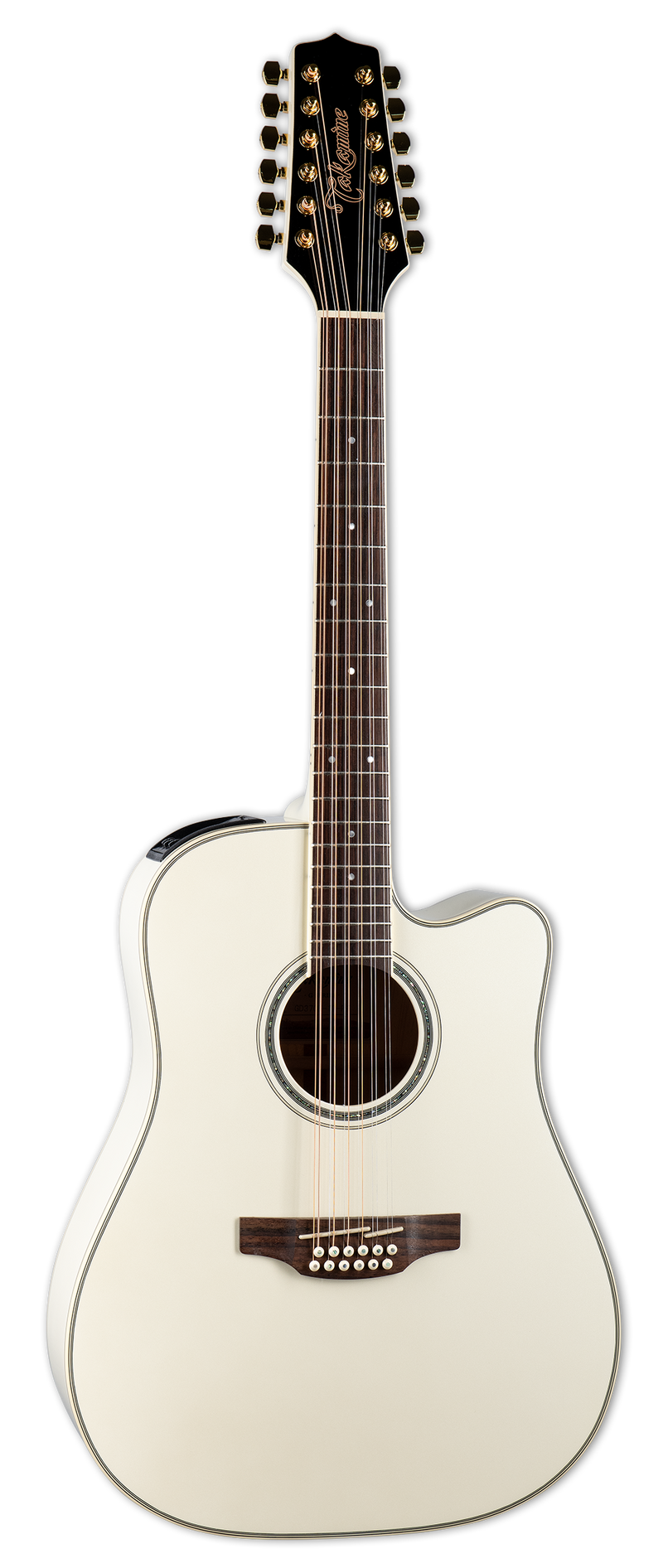 Takamine GD37CE12-PW G Series Guitare acoustique 12 cordes (Blanc perle)