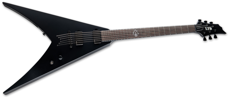 Guitare électrique ESP LTD NERGAL HEX-6 Series (noir satiné)