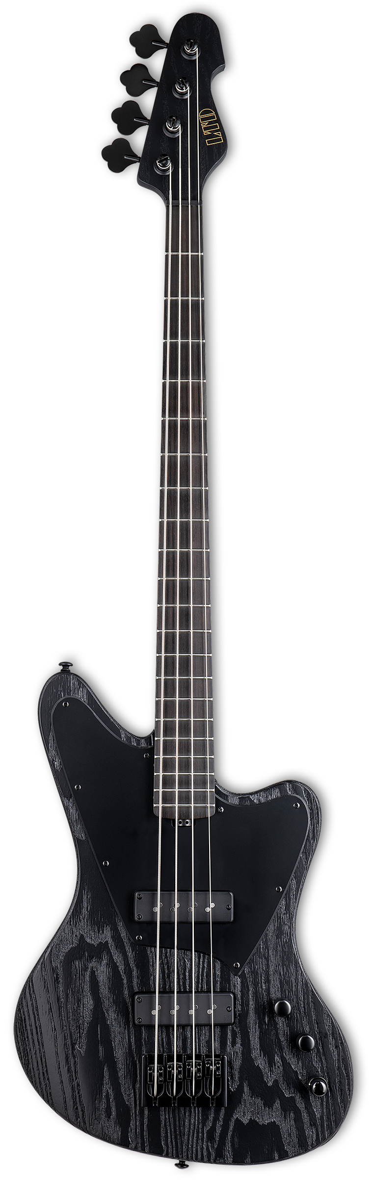 ESP LTD Orion-4 Signature Behemoth Electric Bass Guitar (Black Blast)
