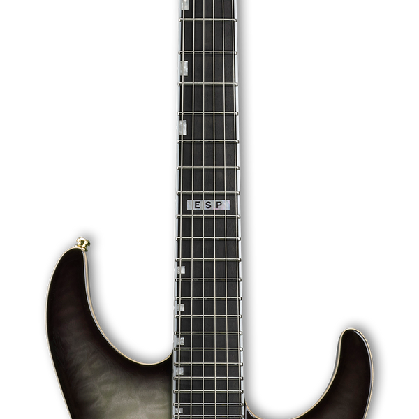ESP E-II M-II QM Electric Guitar (Black Natural Burst)