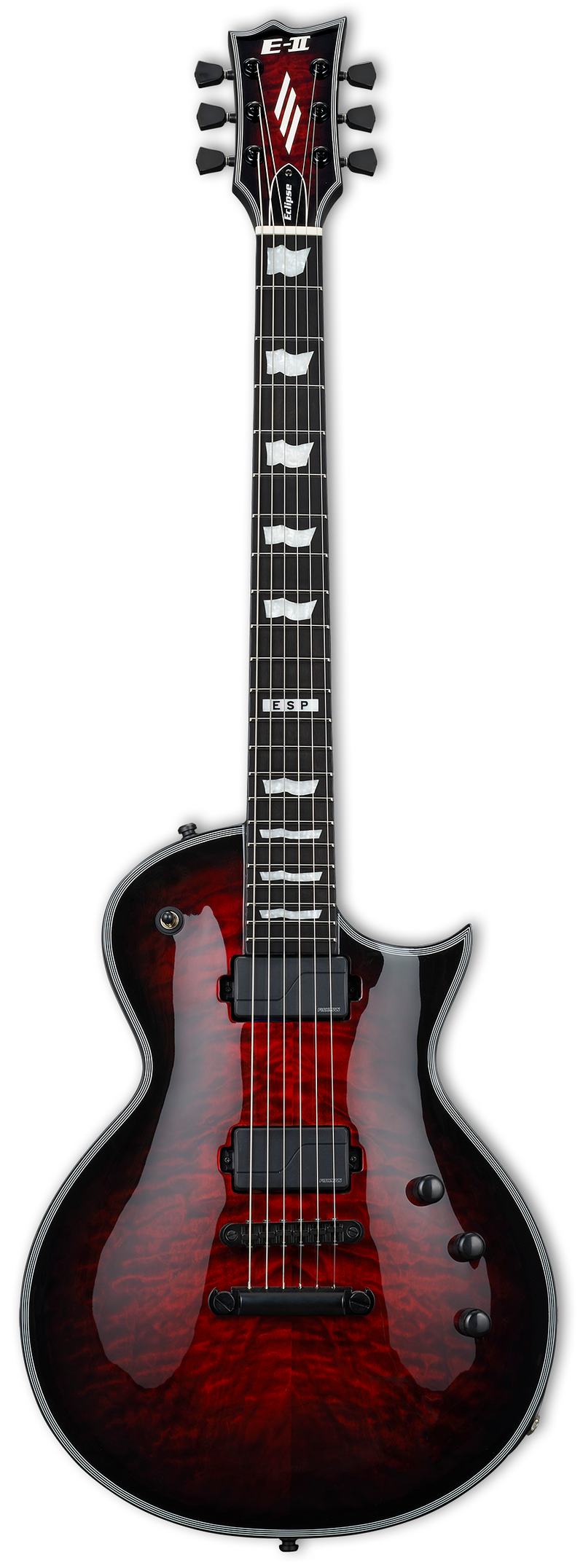 ESP E-II ECLIPSE Electric Guitar (See-thru Black Cherry Sunburst)