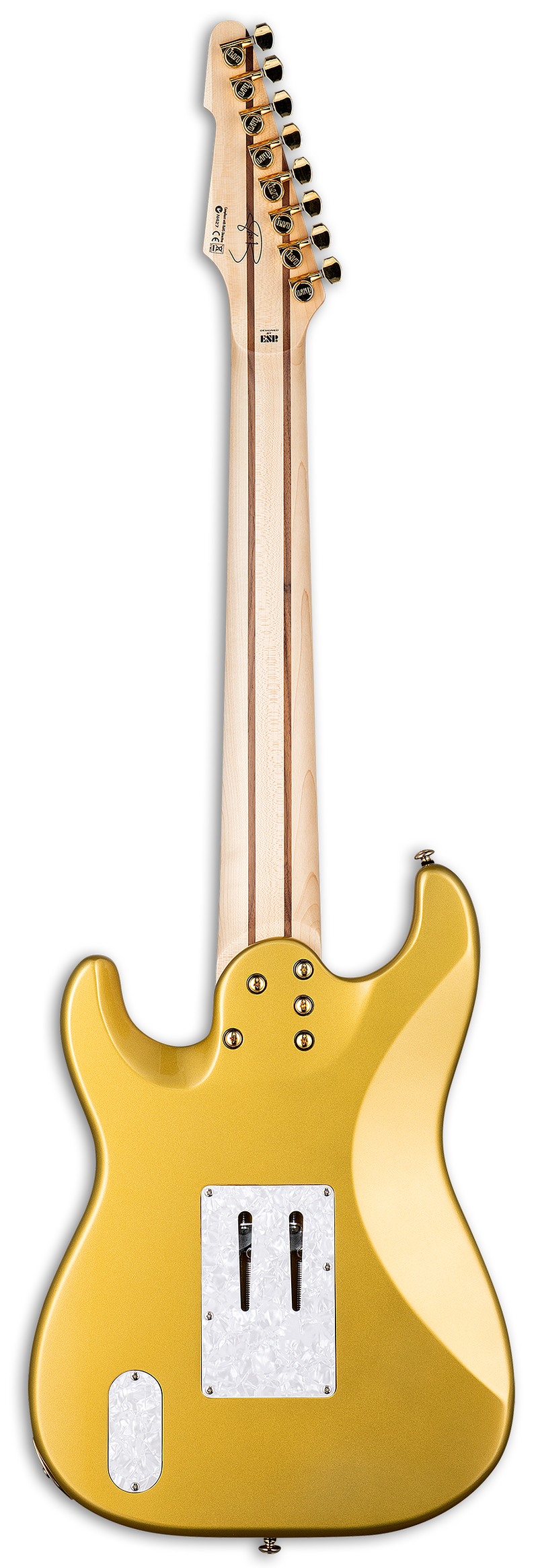 ESP LTD JRV-8FR 8-string Electric Guitar (Metallic Gold)