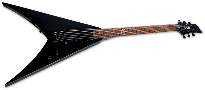 Guitare électrique ESP LTD NERGAL HEX-200 Series (noir satiné)