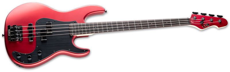 ESP LTD AP-4 Guitare basse (Candy Apple Red Satin)