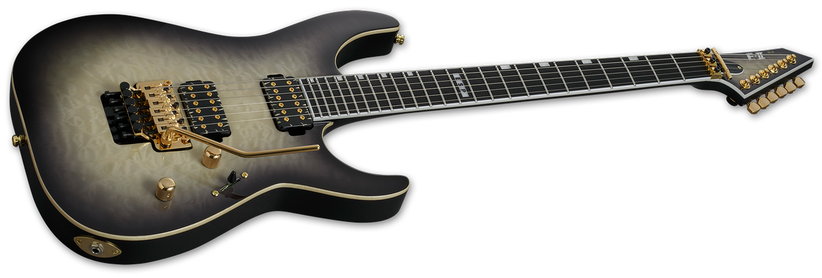 ESP E-II M-II QM Black Natural Burst新品同様 E-II M-II QM (Black Natural Burst) [SN.ES0411243] ｜イケベ