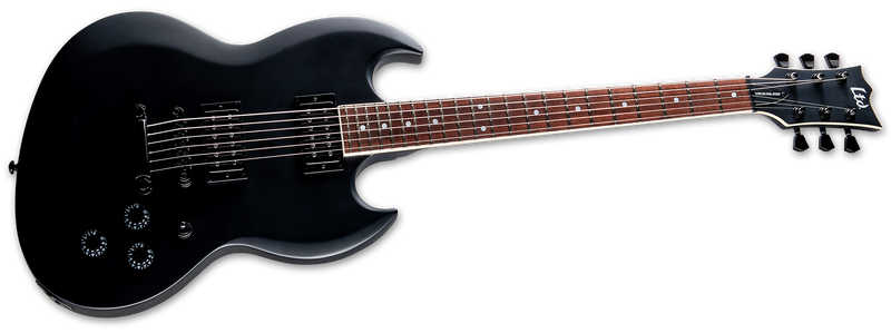 ESP LTD VOLSUNG-200 Series Electric Guitar (Black Satin)