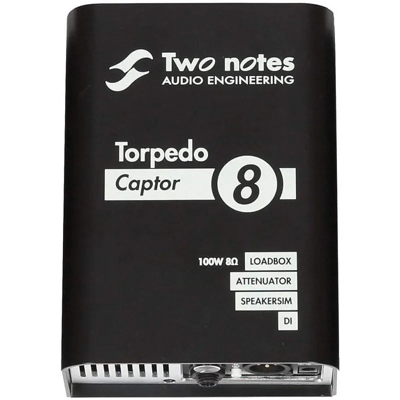 Two Notes TNCAPTOR8 Torpedo Captor Reactive Loadbox DI et atténuateur - 8 ohms