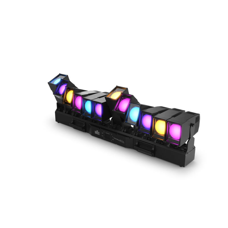 Chauvet ProfessionalCOLORADO-PXL-CURVE12 12 Réglettes LED RGBW motorisées classées IP65