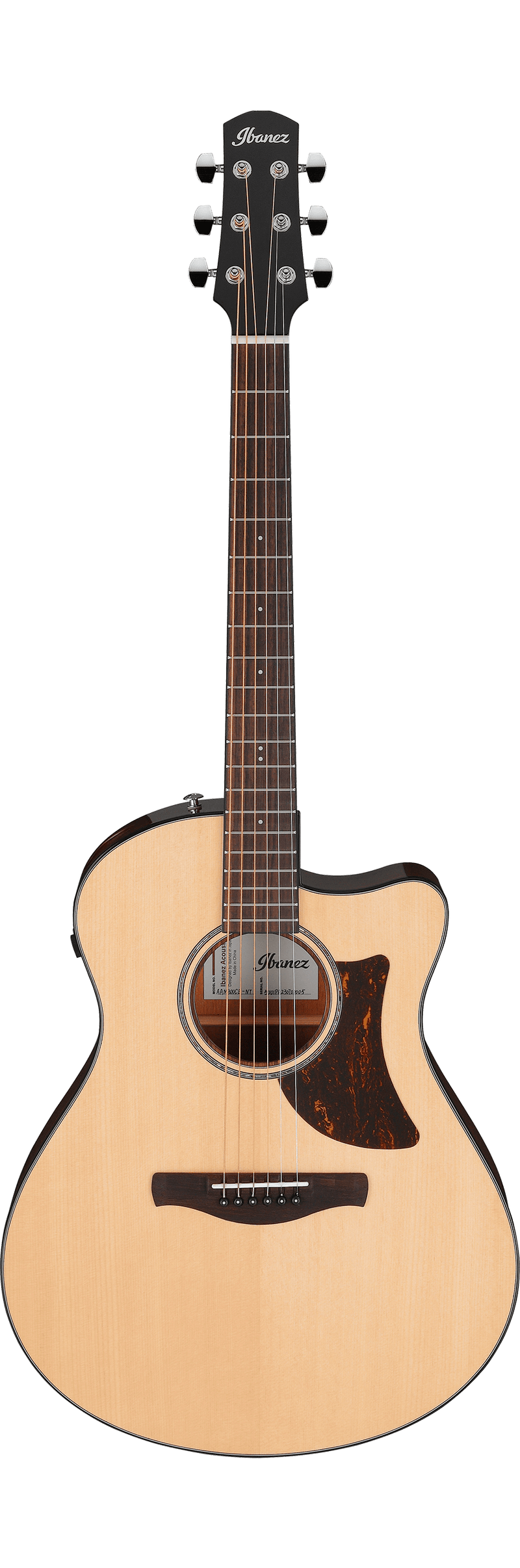 Guitares acoustiques ibanez aam300ce (brillant naturel)