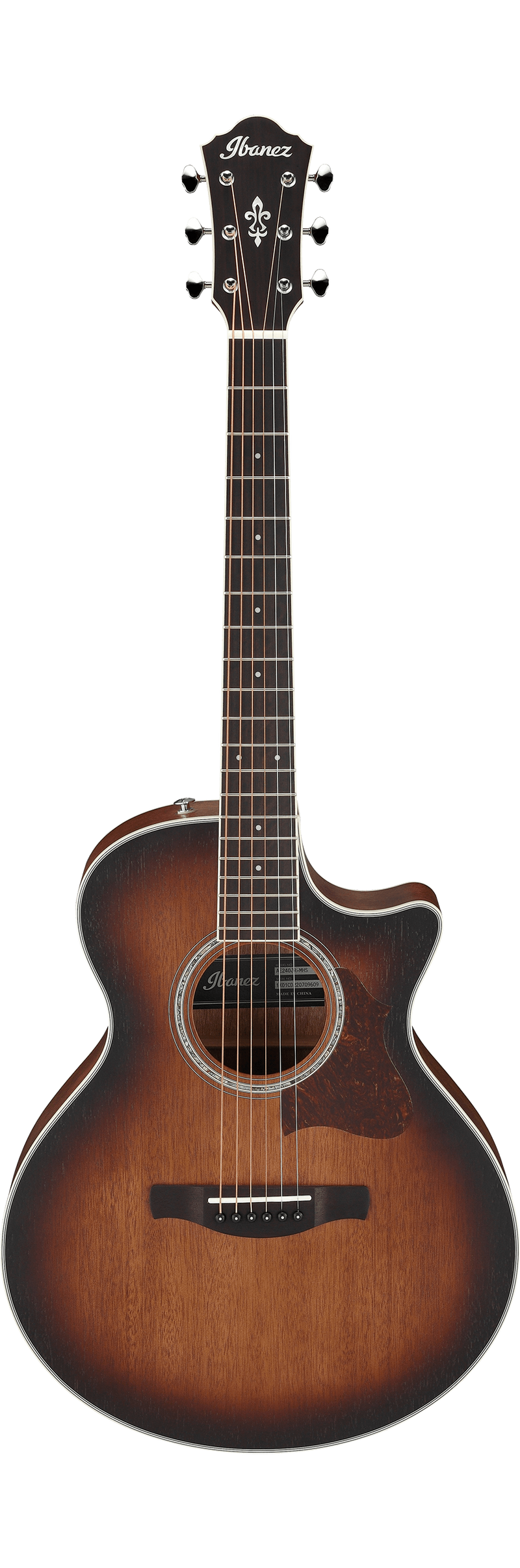 Ibanez AE240JRMHS Acoustic-Electric Junior Guitar (Mahogany Sunburst Open Pore)