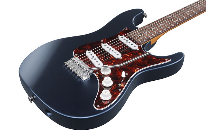 Ibanez AZ2203NTDBF Electric Guitar (Dark Tide Blue Flat)