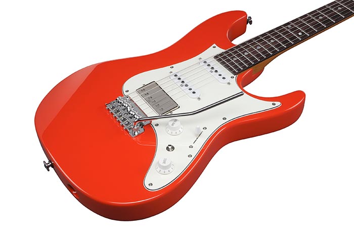 Ibanez AZ2204NWVR Electric Guitar (Vermillion Red)