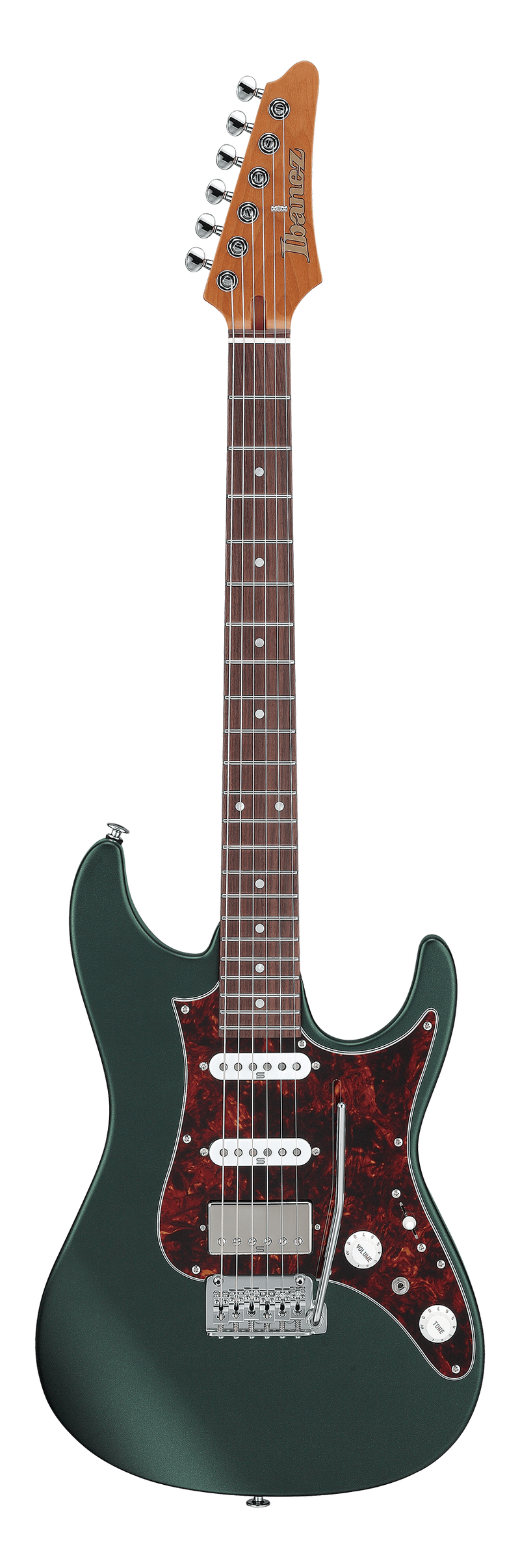 Ibanez AZ2204NVGF Prestige Electric Guitar (Ivy Green Metallic Flat)