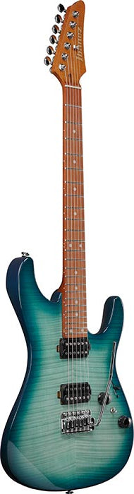 Ibanez AZ24S1FTXB Electric Guitar (Transparent Turquoise Burst)